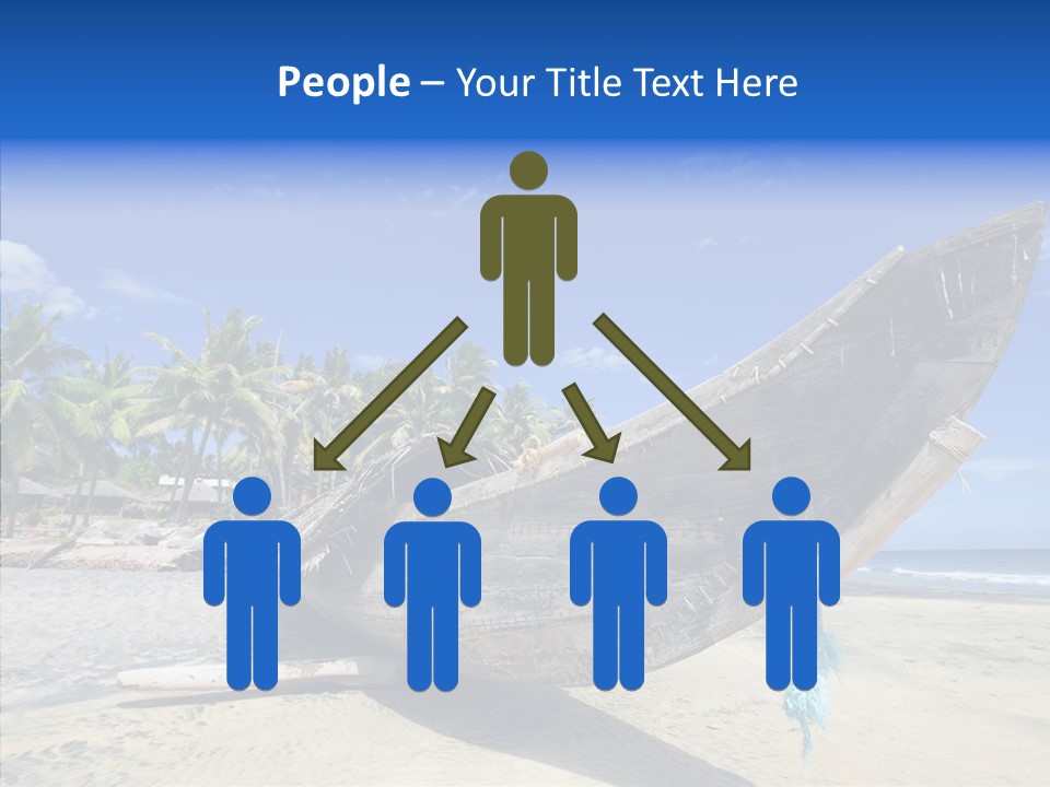 Leaf Swim Fun PowerPoint Template