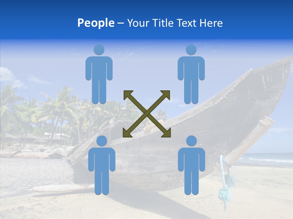 Leaf Swim Fun PowerPoint Template