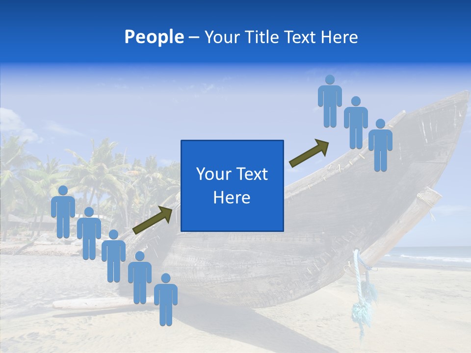 Leaf Swim Fun PowerPoint Template