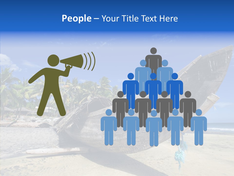 Leaf Swim Fun PowerPoint Template