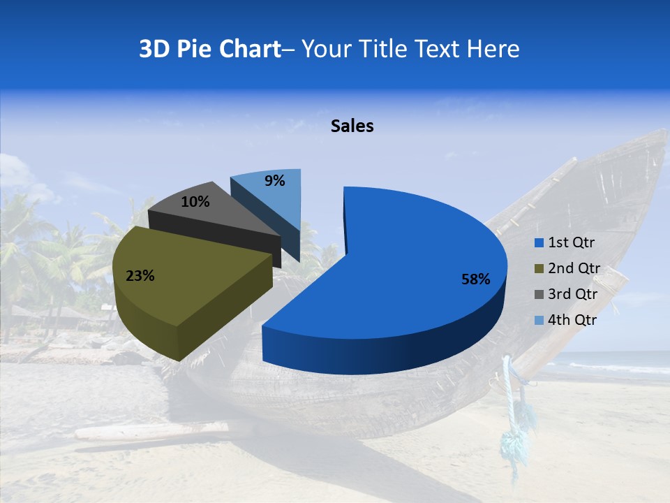 Leaf Swim Fun PowerPoint Template