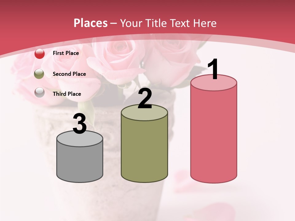 Springtime Purple Vase PowerPoint Template