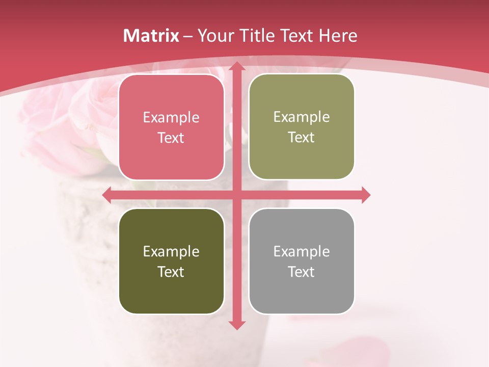 Springtime Purple Vase PowerPoint Template