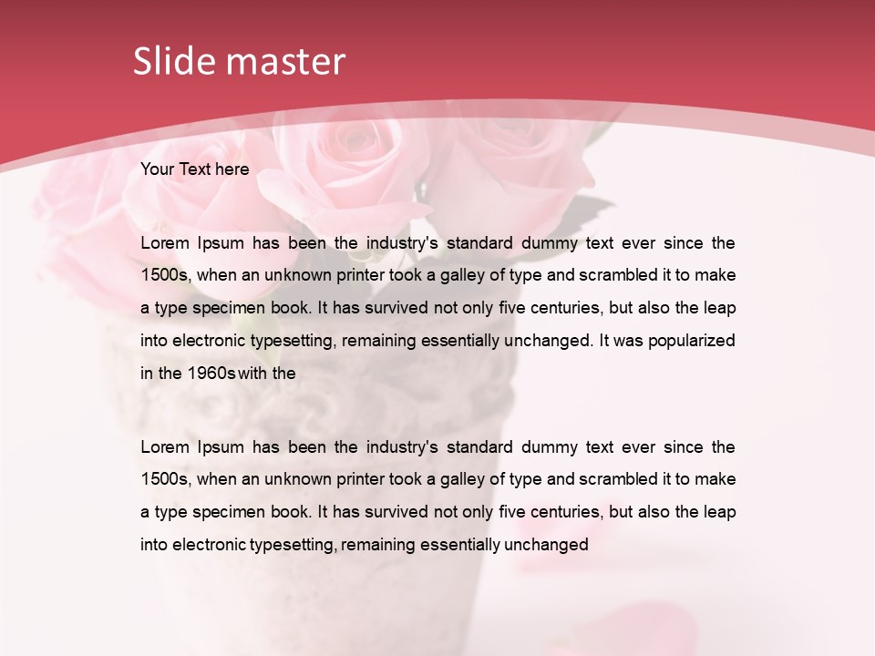 Springtime Purple Vase PowerPoint Template