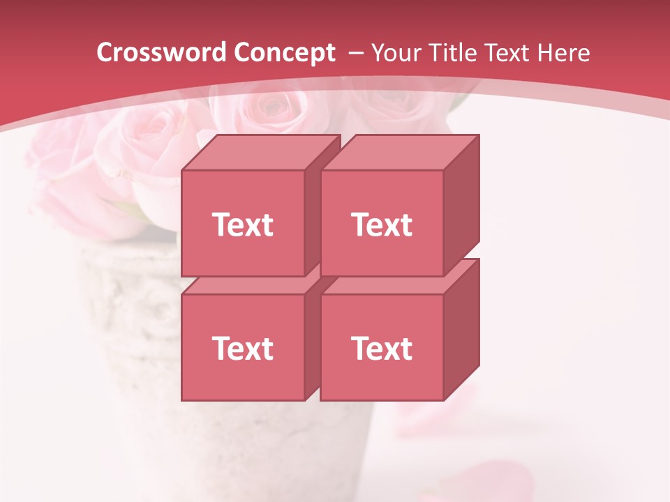 Springtime Purple Vase PowerPoint Template