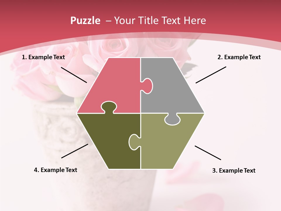 Springtime Purple Vase PowerPoint Template