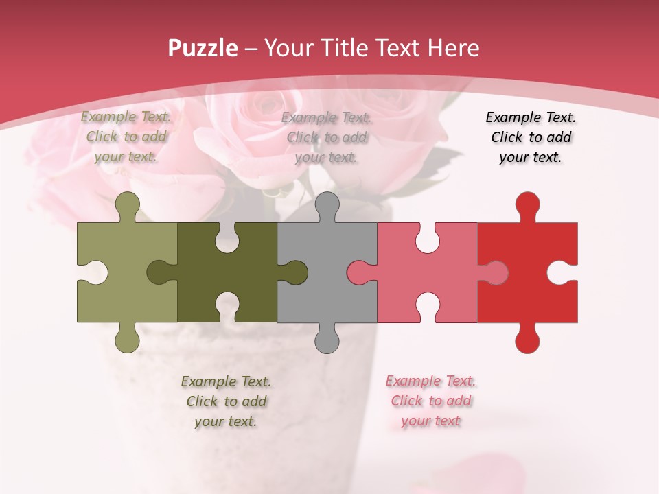 Springtime Purple Vase PowerPoint Template