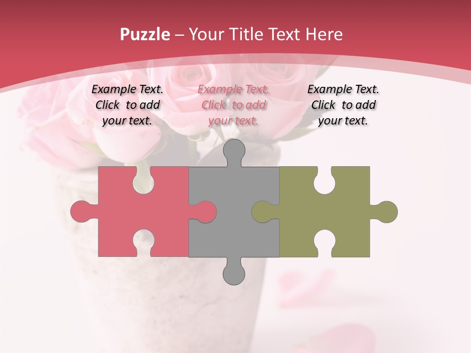 Springtime Purple Vase PowerPoint Template