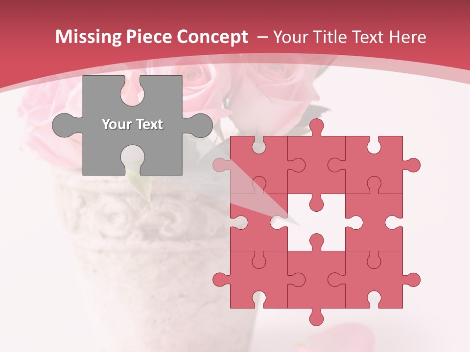 Springtime Purple Vase PowerPoint Template