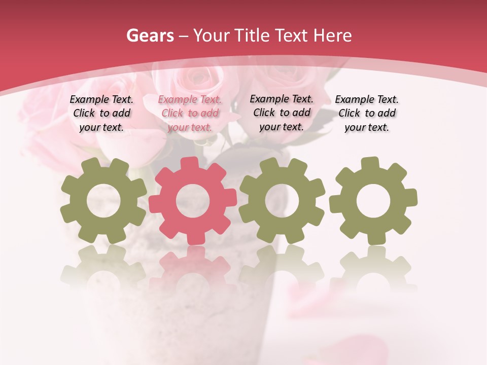 Springtime Purple Vase PowerPoint Template