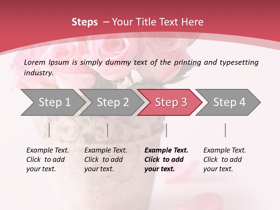 Springtime Purple Vase PowerPoint Template