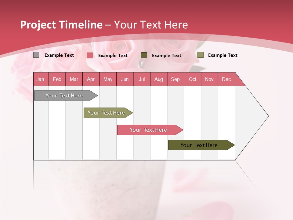 Springtime Purple Vase PowerPoint Template