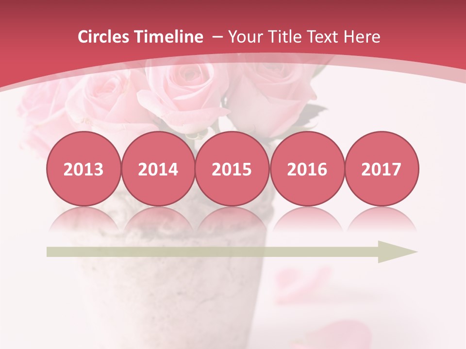 Springtime Purple Vase PowerPoint Template