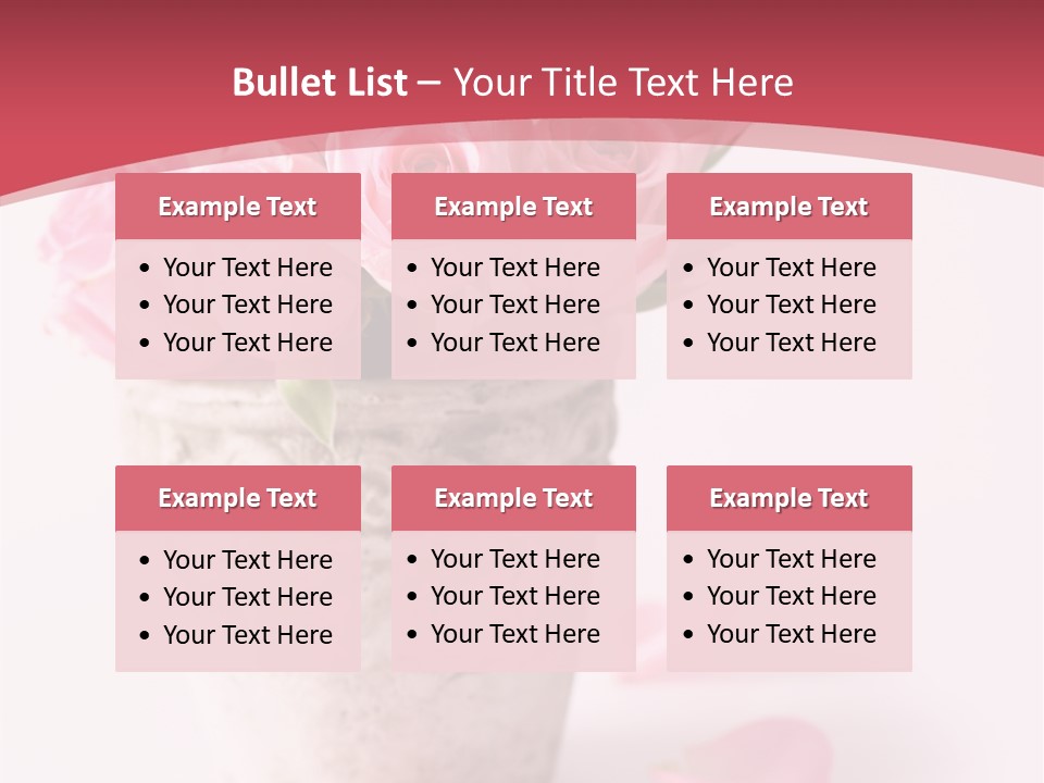 Springtime Purple Vase PowerPoint Template