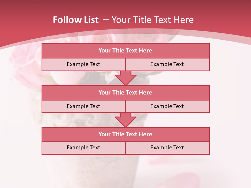 Springtime Purple Vase PowerPoint Template