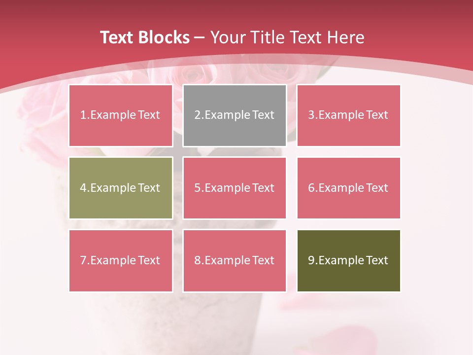 Springtime Purple Vase PowerPoint Template