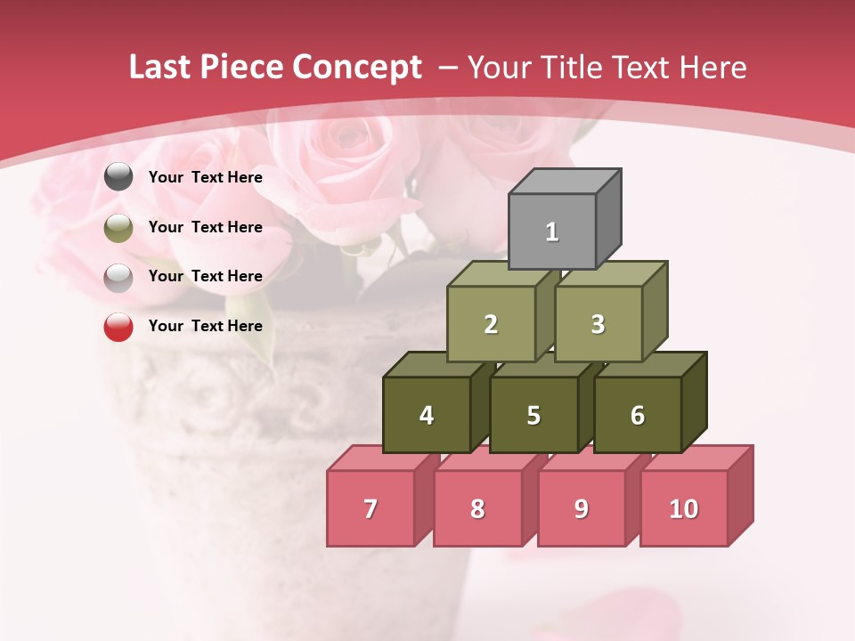 Springtime Purple Vase PowerPoint Template