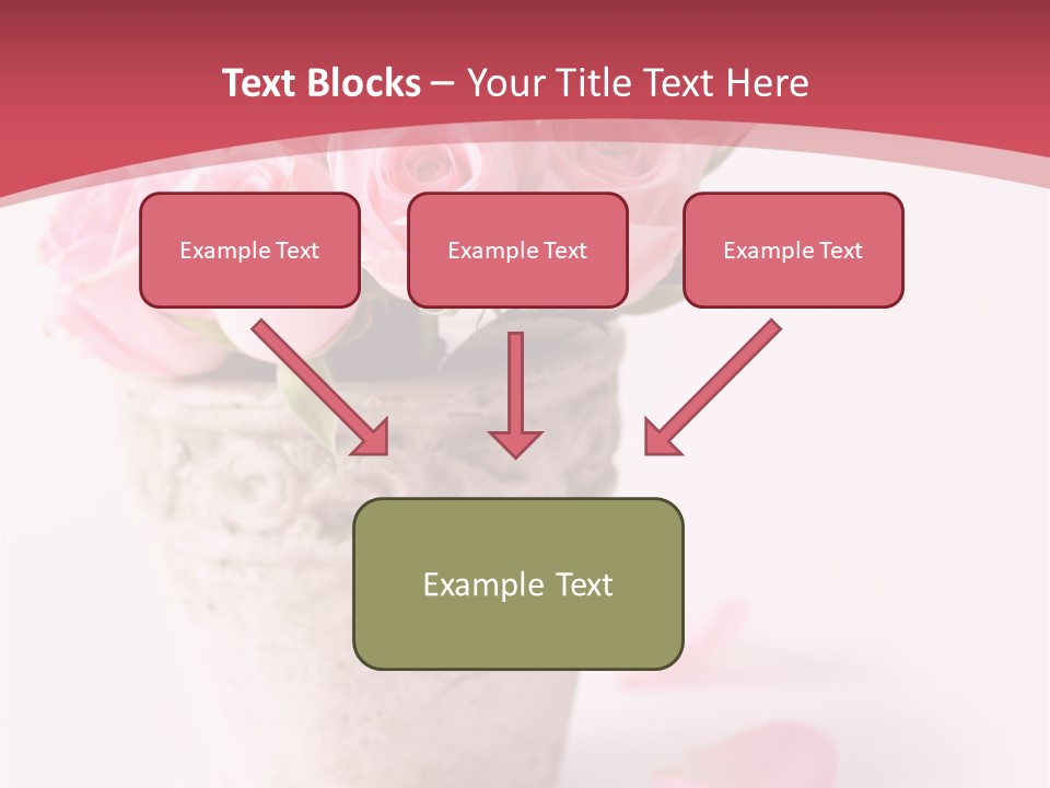 Springtime Purple Vase PowerPoint Template