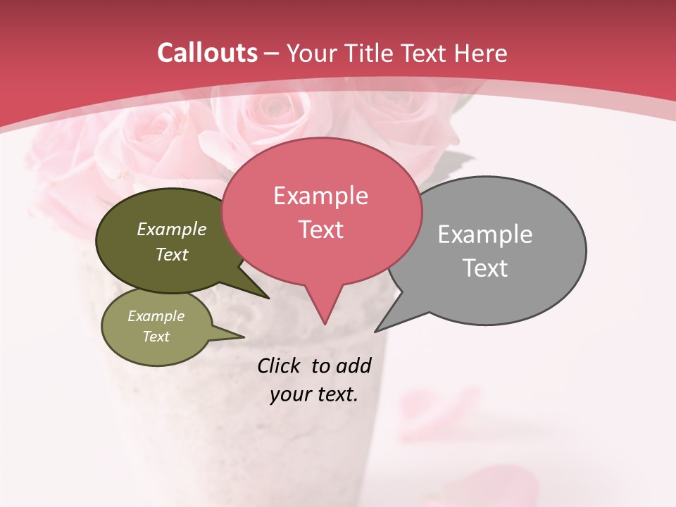 Springtime Purple Vase PowerPoint Template