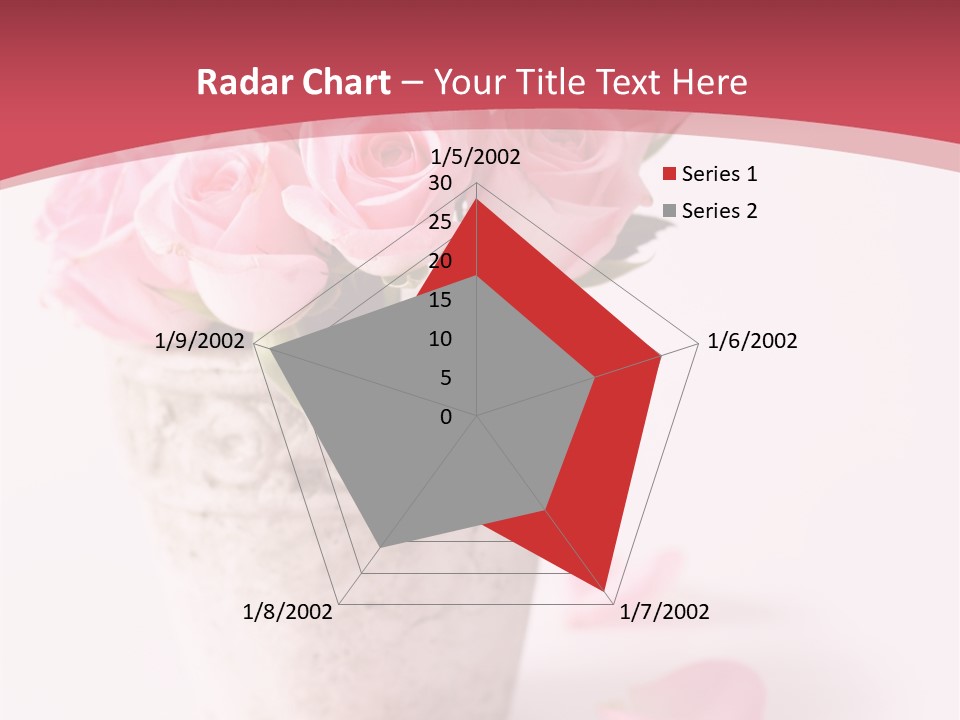 Springtime Purple Vase PowerPoint Template