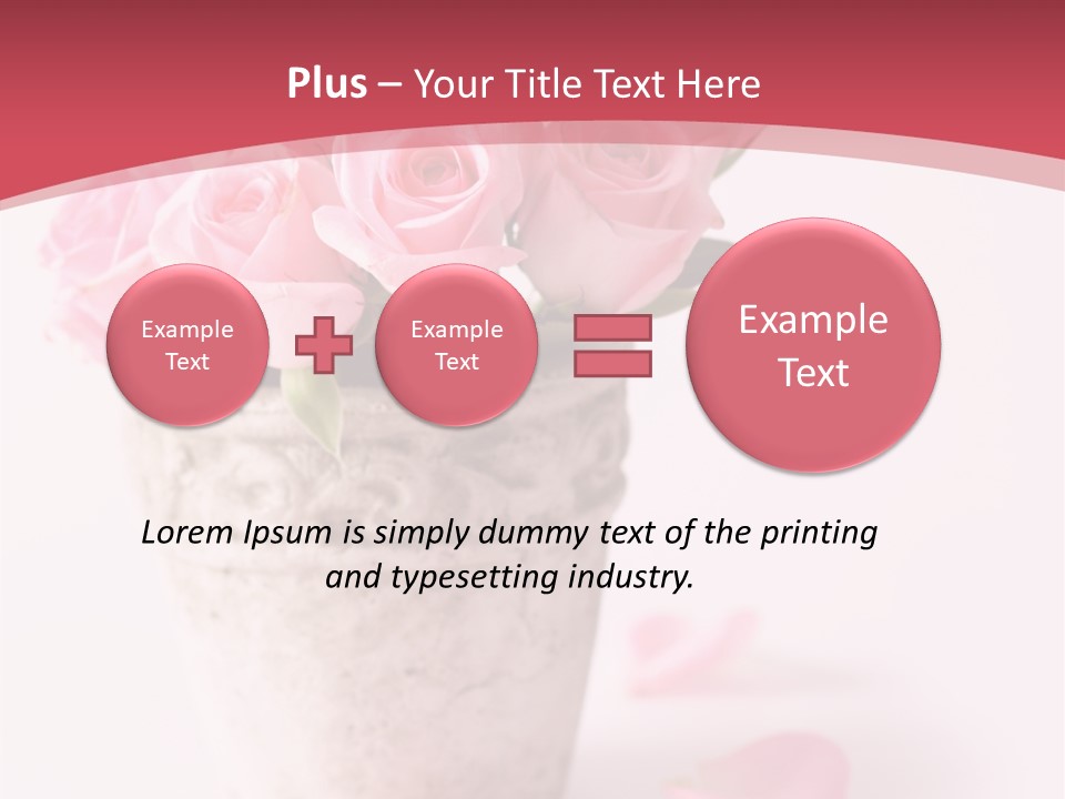 Springtime Purple Vase PowerPoint Template