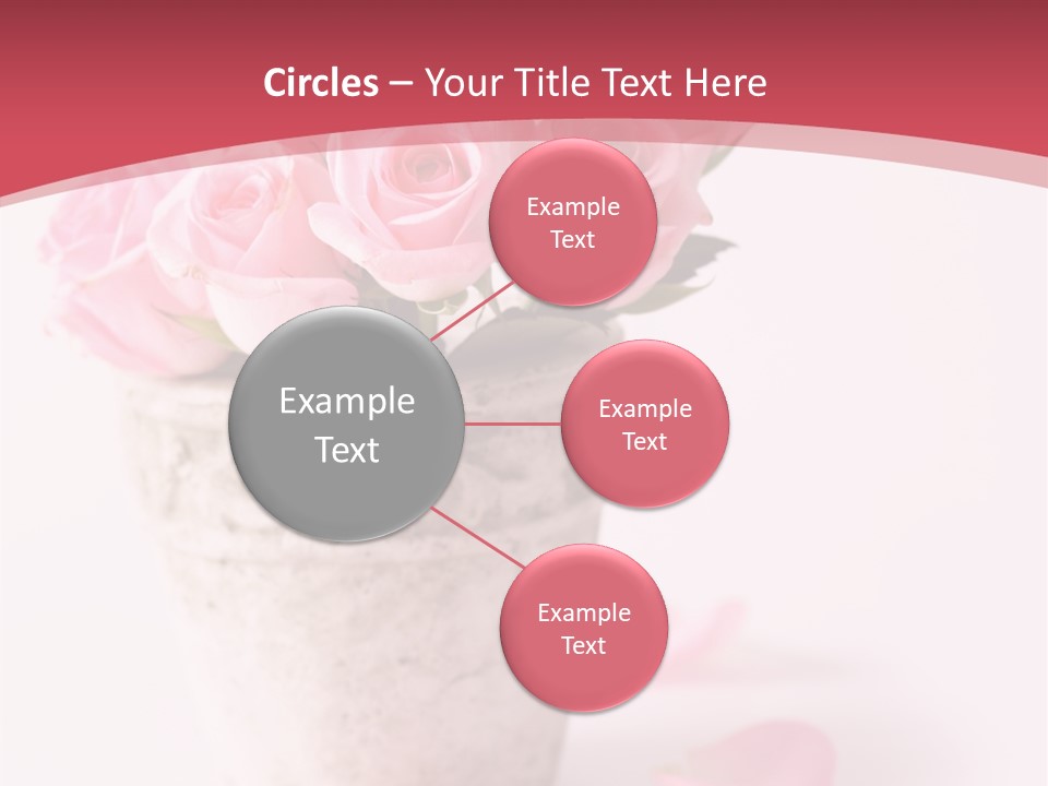 Springtime Purple Vase PowerPoint Template