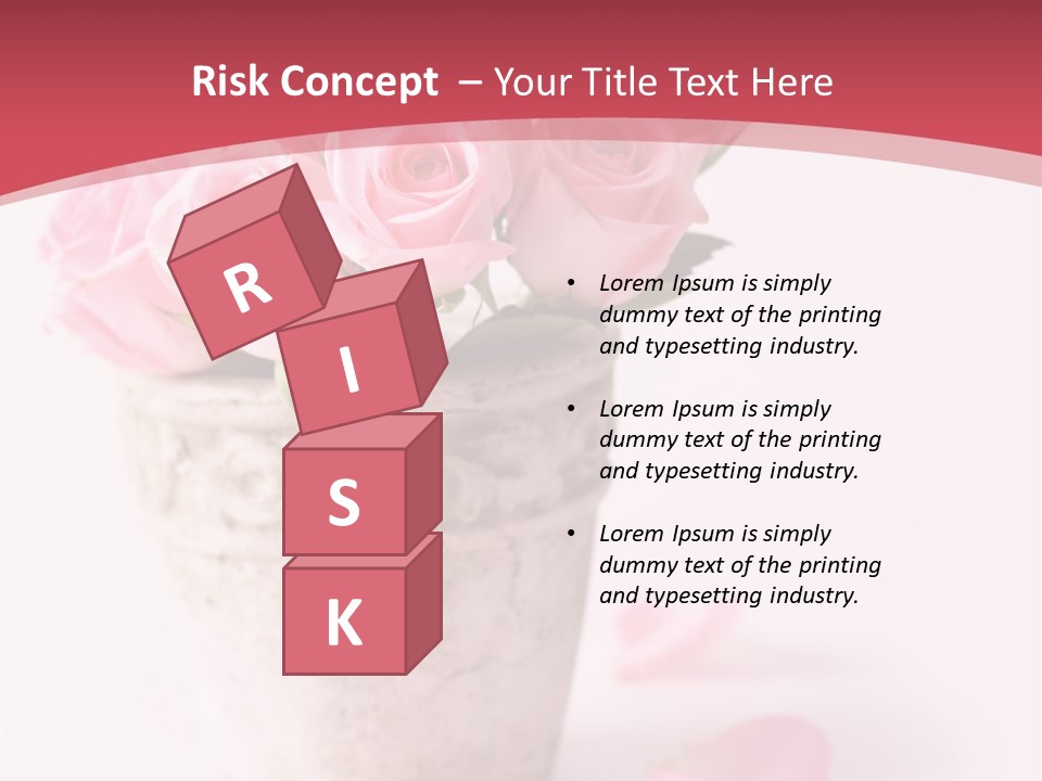 Springtime Purple Vase PowerPoint Template