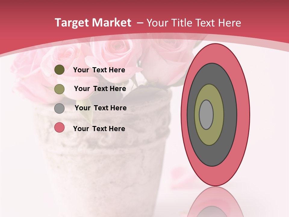 Springtime Purple Vase PowerPoint Template