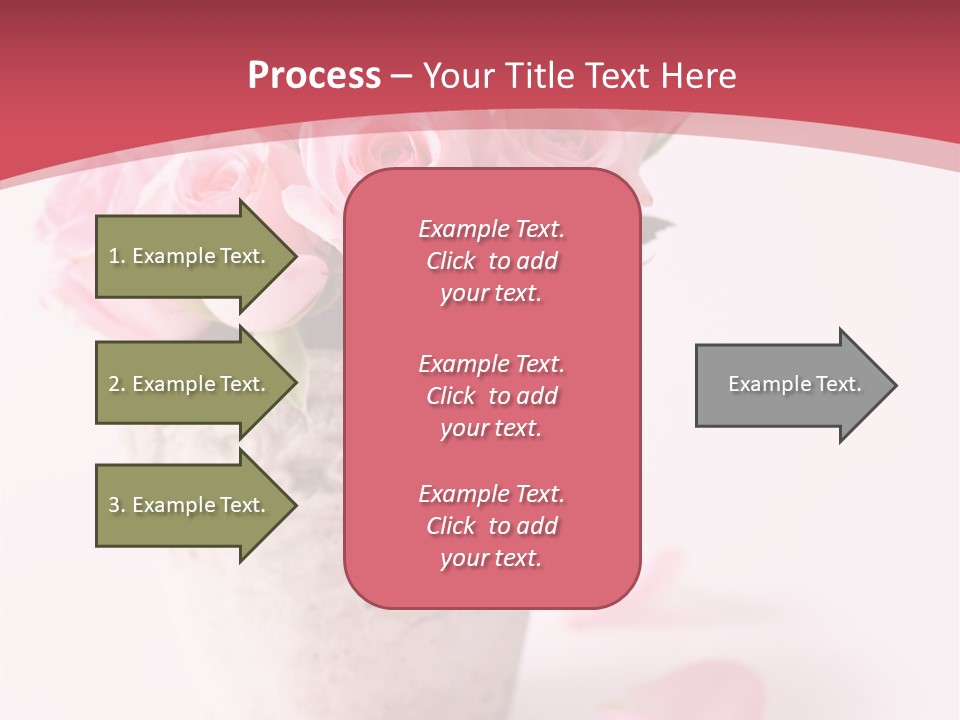 Springtime Purple Vase PowerPoint Template