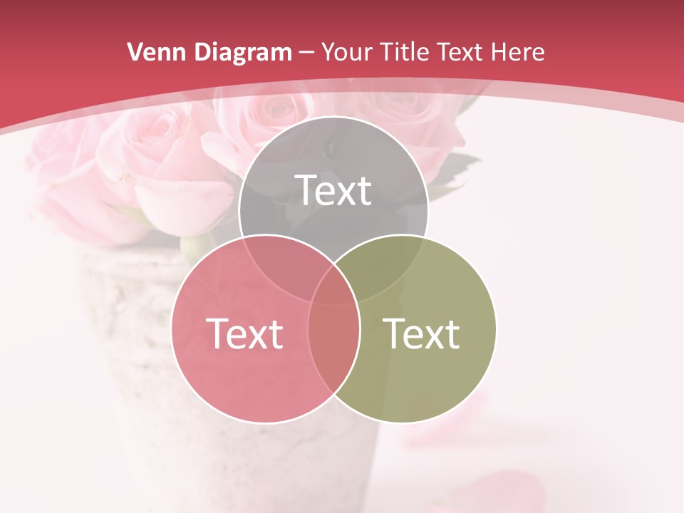 Springtime Purple Vase PowerPoint Template