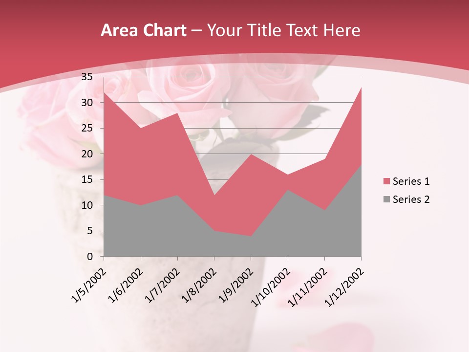 Springtime Purple Vase PowerPoint Template