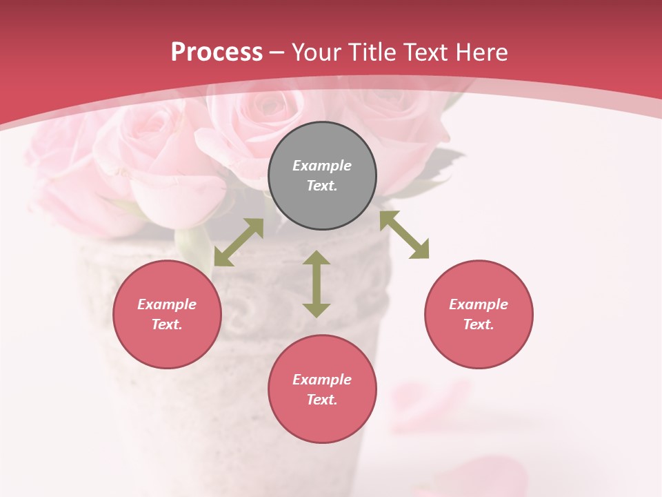 Springtime Purple Vase PowerPoint Template