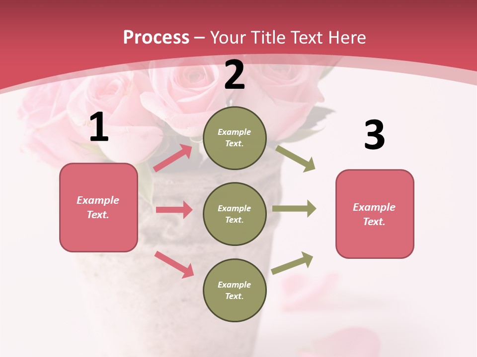 Springtime Purple Vase PowerPoint Template