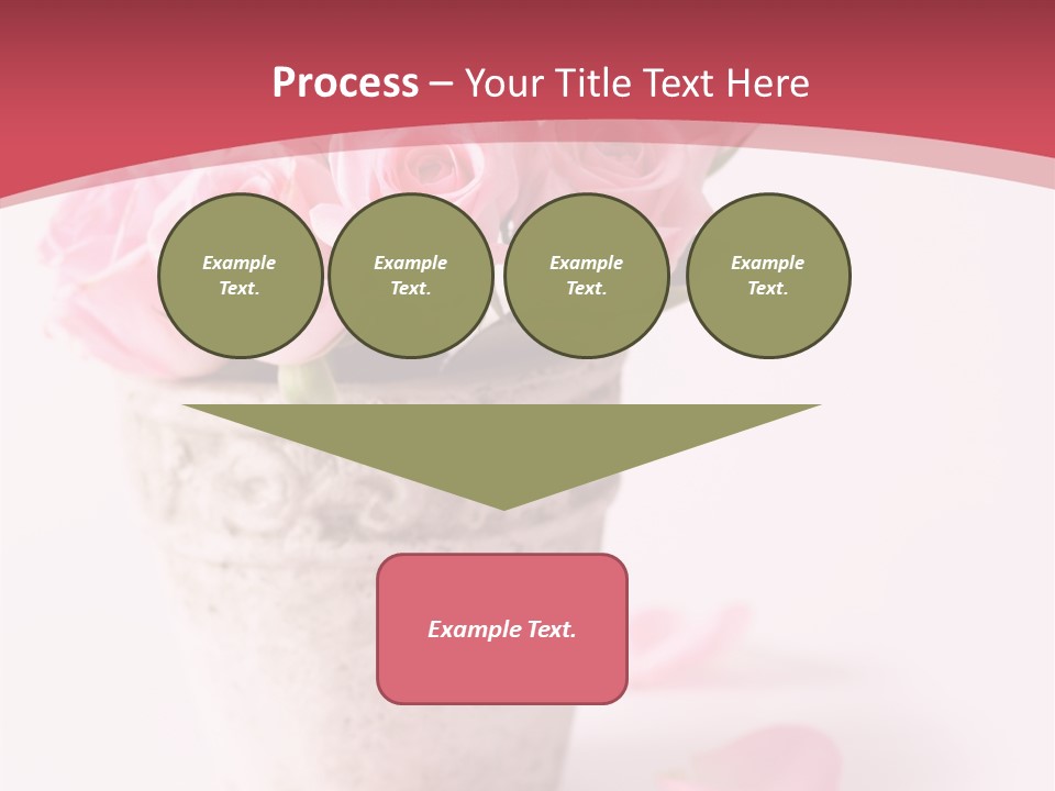 Springtime Purple Vase PowerPoint Template