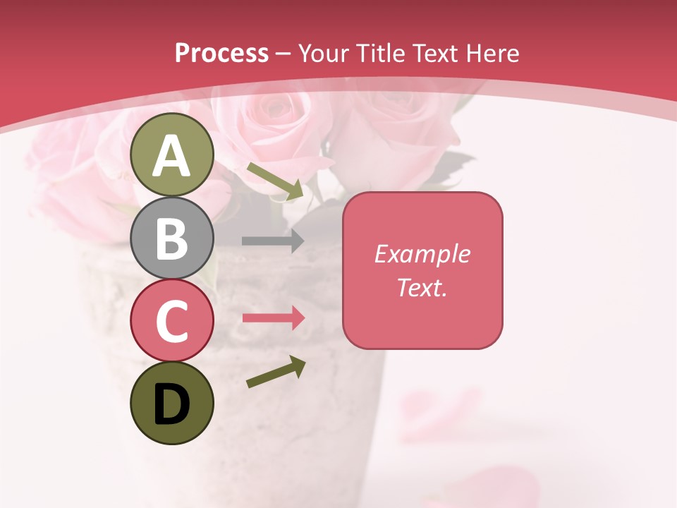 Springtime Purple Vase PowerPoint Template