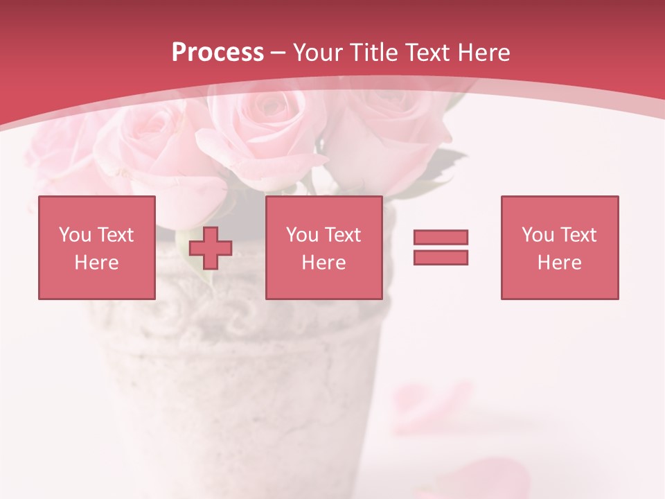 Springtime Purple Vase PowerPoint Template