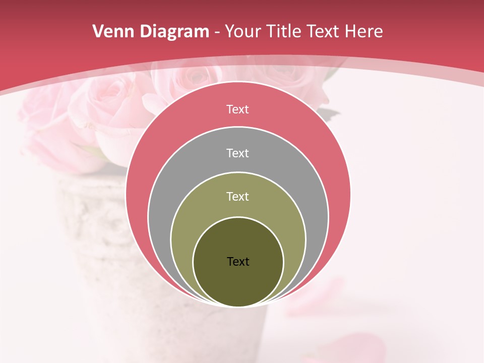 Springtime Purple Vase PowerPoint Template