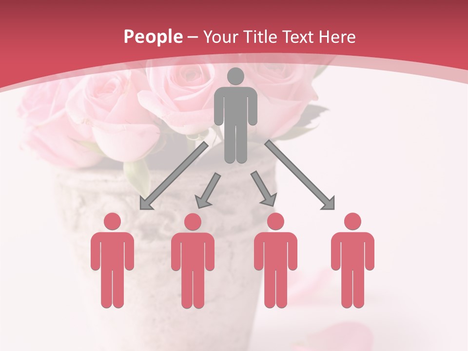 Springtime Purple Vase PowerPoint Template