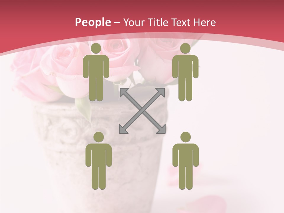 Springtime Purple Vase PowerPoint Template