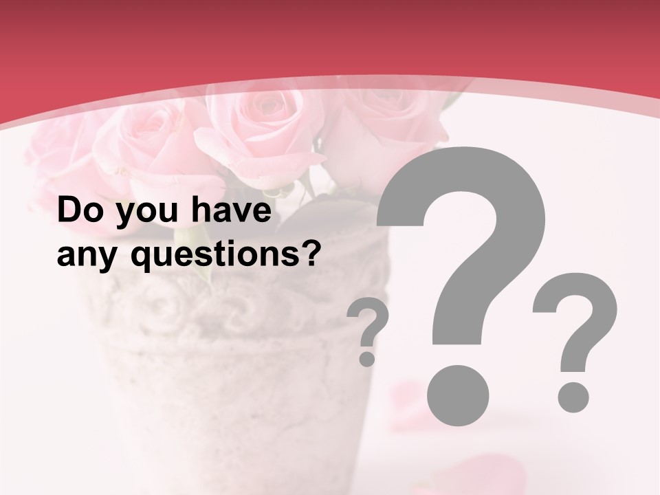 Springtime Purple Vase PowerPoint Template