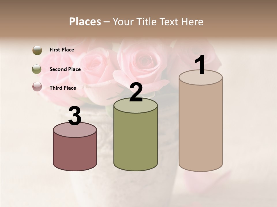 Plant Fresh Vase PowerPoint Template