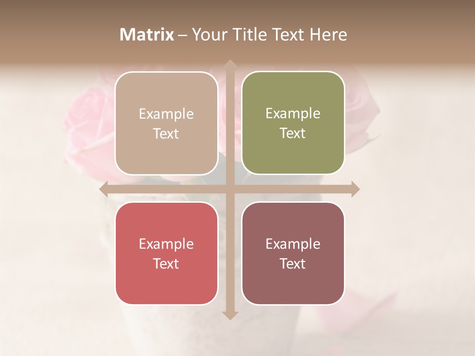 Plant Fresh Vase PowerPoint Template