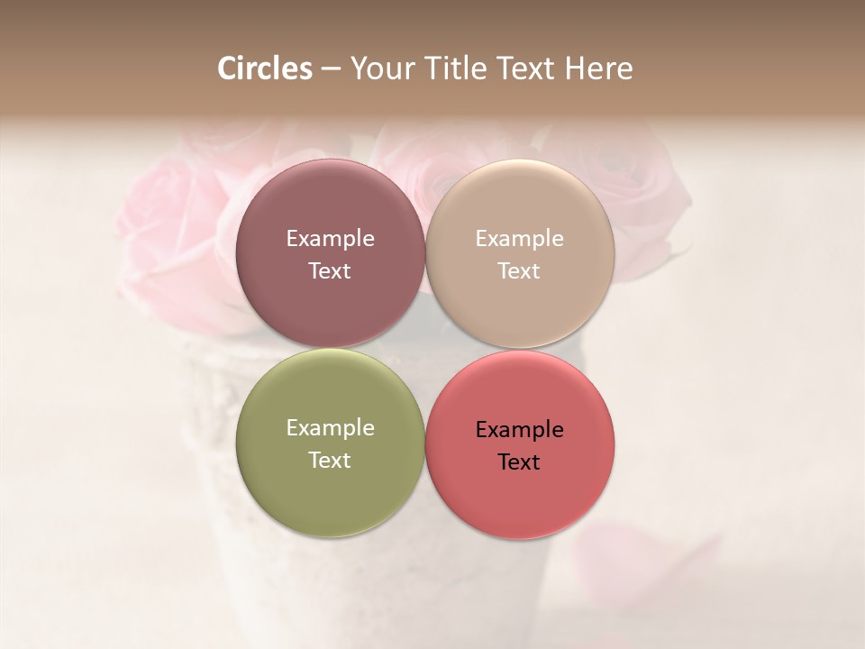 Plant Fresh Vase PowerPoint Template