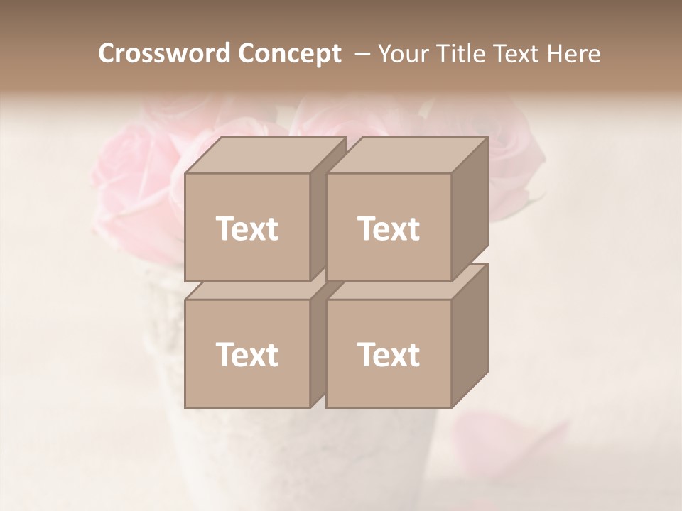 Plant Fresh Vase PowerPoint Template