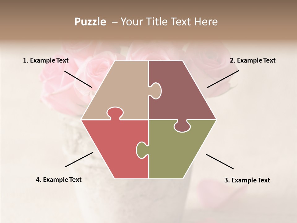 Plant Fresh Vase PowerPoint Template