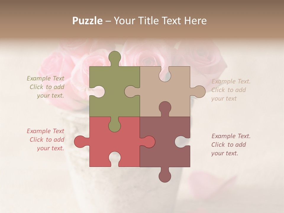 Plant Fresh Vase PowerPoint Template