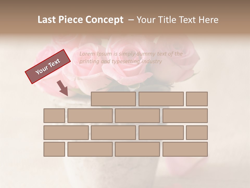 Plant Fresh Vase PowerPoint Template