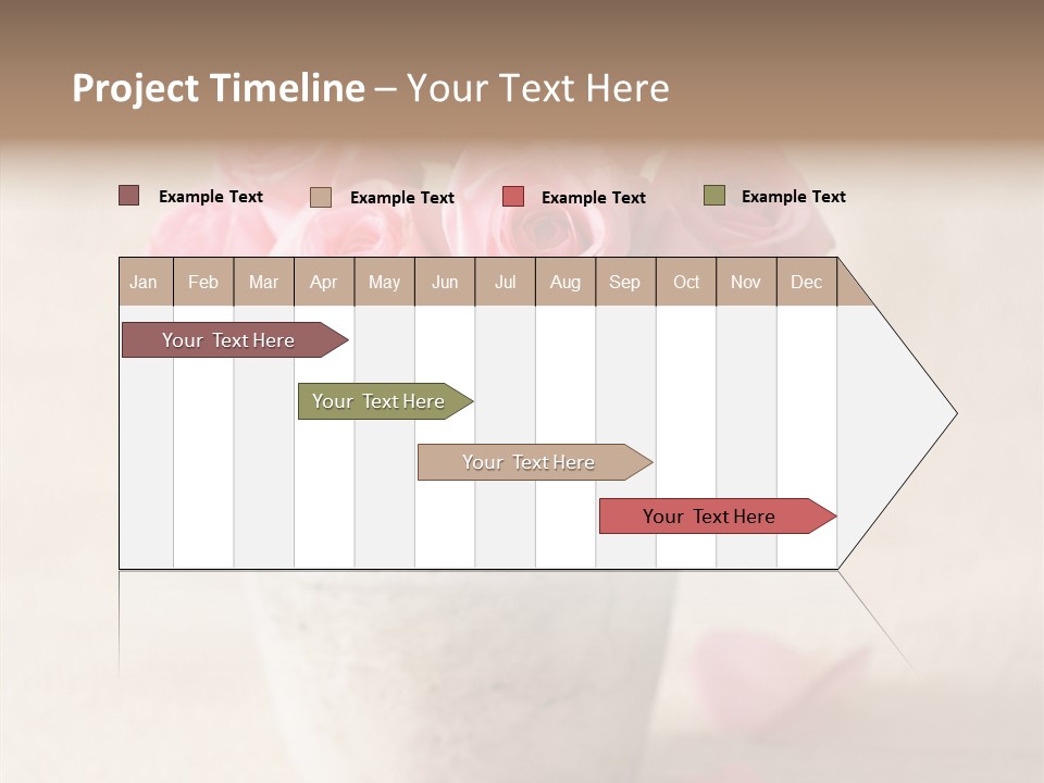 Plant Fresh Vase PowerPoint Template