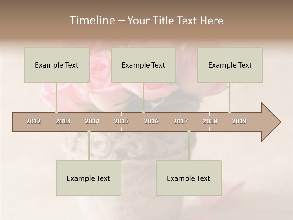 Plant Fresh Vase PowerPoint Template