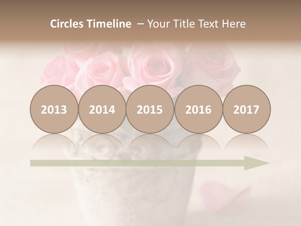 Plant Fresh Vase PowerPoint Template